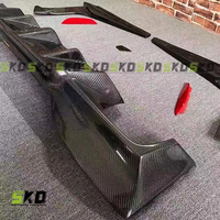 Diffuseur arrière en fibre de carbone sèche style design 3D pour BMW Série 5 G30 17-ON, pour diffuseur de voiture BMW G30