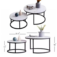 Fabricant en gros Deluxstar, meubles pour la maison, table basse pliante moderne, usine ODM, table basse sur mesure pour salon, métal + bois