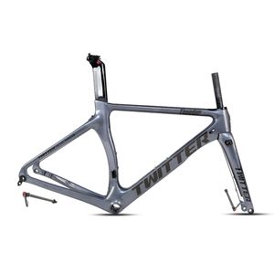 Cadre de vélo de route en fibre de carbone, 38mm, largeur 700c, avec support de freins à disque - Product Image 6