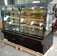 Vitrine de bonne qualité en marbre, équipement de vitrine à donuts
