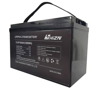 Batterie au lithium 12,8 V 100 Ah 1280 Wh avec ABS, 6000 cycles, pour voiture et stockage d'énergie solaire, rechargeable 12,8 V 100 Ah - Product Image 2