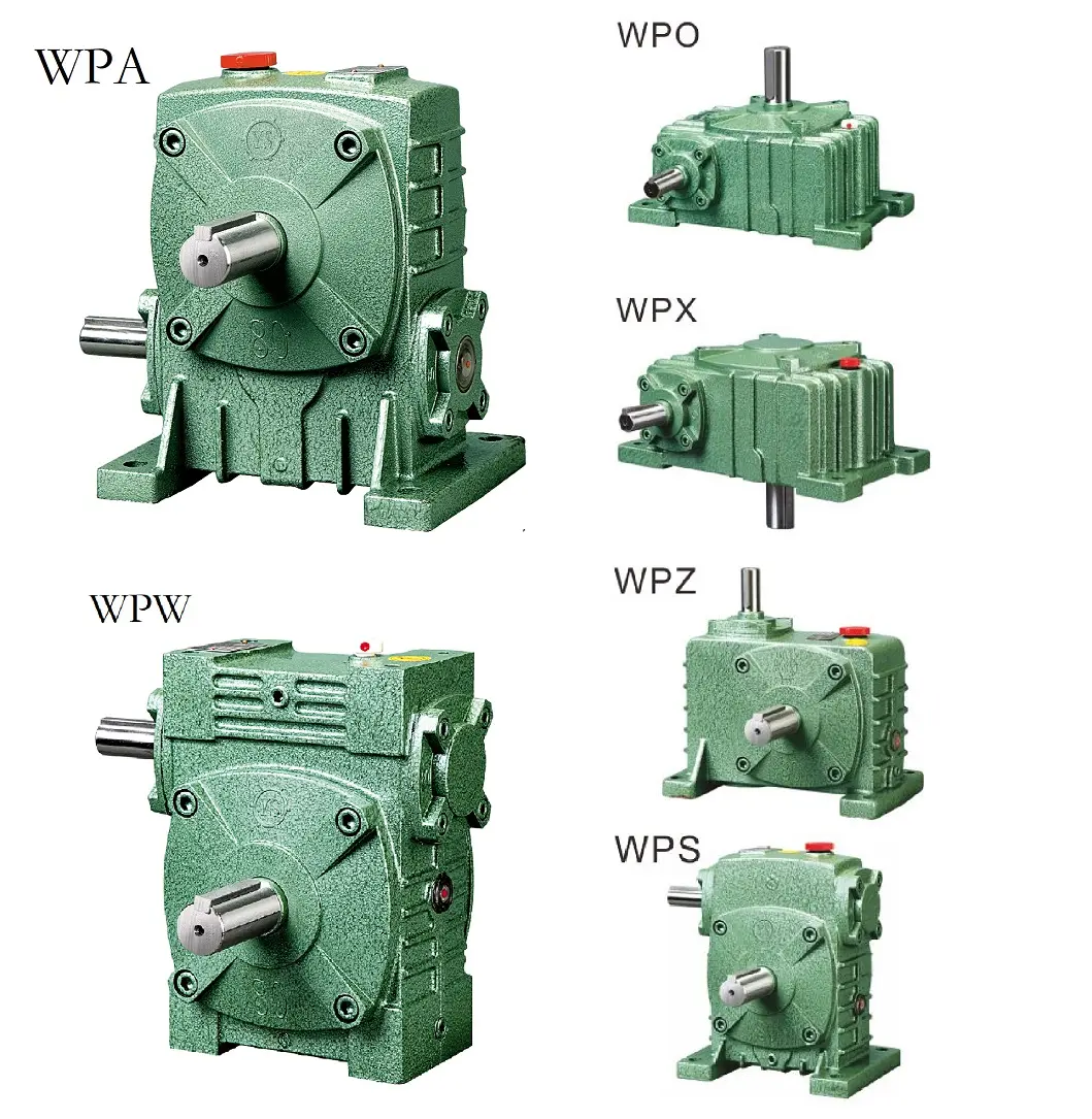 WP WPA 시리즈 변속기 후진 기어 모터 감속기 웜 가변 속도 기어 박스