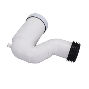 Tuyau de vidange de <span class=keywords><strong>toilette</strong></span> universel de marque moderne, à poser au sol, à drainage mural, en PVC/PP, avec garantie de 3 ans, installation facile - Product Image 6