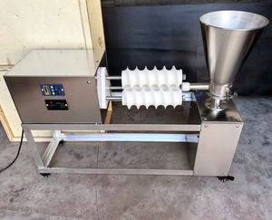 Low Energy Consumption Spiral Round Rolling Machine Drum Automatic Strip Commercial Large <b>Medium</b> Small Circular Food Meatballs - Product Image 6