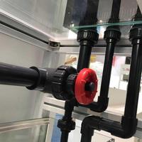 Vanne à boisseau sphérique en plastique PVC à débit de précision 5W réservoir de poissons Micro vanne de vidange silencieux 220V Micro vanne d'eau pour emballage de boîte d'aquarium