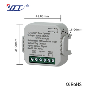 <span class=keywords><strong>Module</strong></span> Récepteur Intelligent YET479WTR-DC 1 Relais pour <span class=keywords><strong>Volet</strong></span> <span class=keywords><strong>Roulant</strong></span>, Contrôleur de Câblage Magnétique de Porte, Compatible Smartlife Tuya APP <span class=keywords><strong>WIFI</strong></span> - Product Image 1