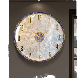 格里芬古董铁艺挂钟单面豪华风格指针厚板石英客厅钟表 - Product Image 2