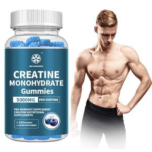 Creatina Monoidrato al Gusto Mirtillo OEM per Uomini e Donne, Caramelle Gommose di Creatina Monoidrato 5000mg con Taurina e L-Glutammina - Product Image 1