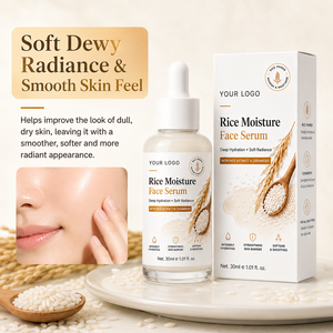 Sérum Visage au Lait de Riz Naturel ODM/OEM Hydratant Éclaircissant Améliore les Peaux Sèches et Sensibles Soin de la Peau Texture Lisse Sérum au Céramide de Riz - Product Image 6