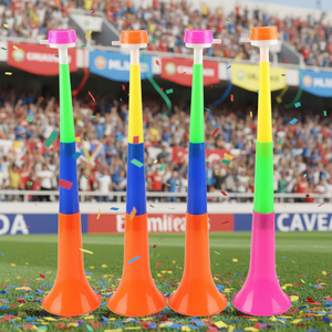Tromba da Stadio Retrattile a 3 Sezioni per Tifosi di Calcio, Vuvuzela ad Alto Volume, Produzione OEM ODM per Feste - Product Image 1