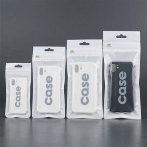 Custodia personalizzata Opp trasparente sacchetti di plastica con Logo trasparente custodia per cellulare sacchetti richiudibili per custodia per telefono - Product Image 4