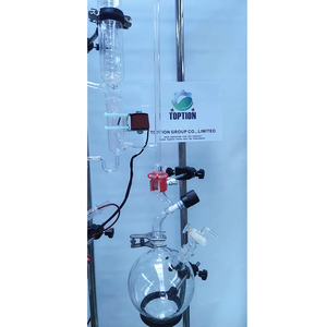 Unidad de laboratorio de destilación al vacío fraccional Digital automática de 1L y 10L de alta calidad, tubo condensador eléctrico para granja de columna rectificadora - Product Image 4