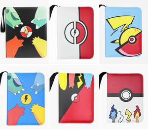 Classeur de cartes de sport et d'idoles Shenglu Pokémon, le plus vendu, 4 pochettes, 50 pages, 400 pochettes au total, avec fermeture éclair, pour cartes de jeu - Product Image 1