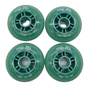 Roues de patins à roulettes de hockey SHR 90 mm, intérieur/extérieur, 76A, haute résilience, pour slalom, pour patins à roulettes de hockey en ligne - Product Image 1