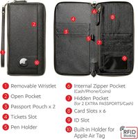 Nouvelle Grande Pochette de Voyage 2025 en Cuir PU Multicouche de Luxe avec Fermeture Éclair, Étui Imperméable pour Documents Professionnels et Familiaux