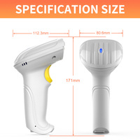 Lector de Códigos QR Inalámbrico 2.4G Xincode, Escáner de Códigos de Barras 1D y 2D para Supermercados, Envíos Express, Escaneo de Productos