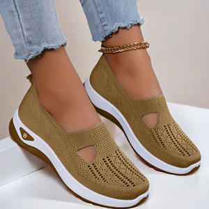Zapatos de Verano para Mujer <span class=keywords><strong>Sketchers</strong></span>, Cómodos, Sin Cordones, para Caminar Descalzo, Antideslizantes, Transpirables, con Diseño de Malla para Usar Todo el Día, con Puntera - Product Image 4