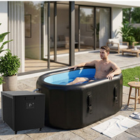 Enfriador de Agua Portátil Hi-Q Group para Baños de Hielo, Enfriador de Agua para Baños de Hielo en Interiores y Exteriores