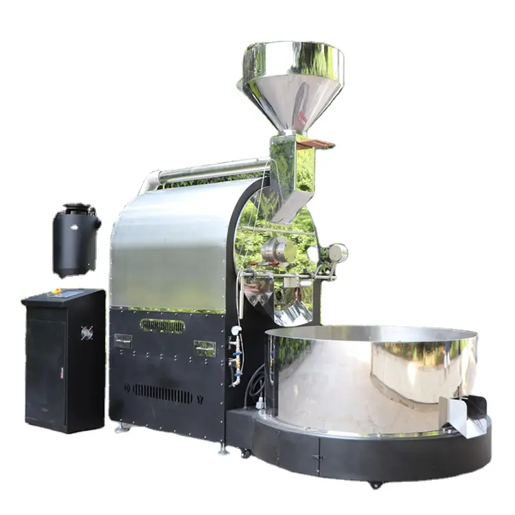 Yoshan-máquina de procesamiento de tostado de granos de café, después de quemar, 100kg, 1000kg, máquina de tostado de café de 25 toneladas para manifacher