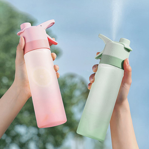 ขวดน้ำพกพาสำหรับเด็ก ขนาด 650 มล. น่ารัก ปลอดสาร BPA เหมาะสำหรับกิจกรรมกลางแจ้ง พร้อมหัวฉีดสเปรย์ - Product Image 1