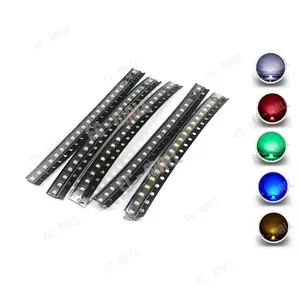 Chanzon SMD 0805 (2012) serisi LED çip diyot ışıkları 3V 20mA aydınlatma beyaz kırmızı yeşil mavi sarı turuncu RGB Bi renk Bu