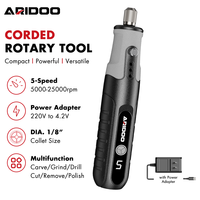 Outil rotatif micro sans fil rechargeable portable à 5 vitesses pour gravure, polissage, découpe et perçage