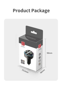 Phổ Biến Loại C QC <span class=keywords><strong>3.0</strong></span> Xe Phụ Kiện MP3 Máy Nghe Nhạc DSP Stereo Tai Nghe Cuộc Gọi Bộ Chuyển Đổi Không Dây Cho 5.0 FM Transmitter - Product Image 6