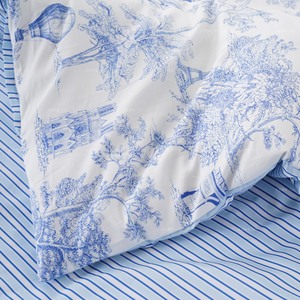 Parure <span class=keywords><strong>de</strong></span> lit en coton 100% avec imprimé paysage parisien, fermeture éclair, design réversible double face - Product Image 3