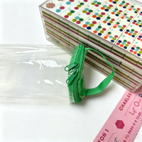Bolsa de Almacenamiento para Tapetes de Mahjong Enrollables, Portátil, Impermeable, de PVC Transparente, Personalizada, en Oferta