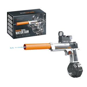 Pistol air listrik elang gurun 2-in-1 baru 2024 mainan anak dengan baterai bawaan Manual & bahan plastik otomatis listrik - Product Image 1