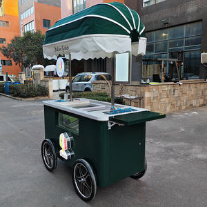 Chariot à gelato au design unique 2026, chariot à <span class=keywords><strong>glace</strong></span> <span class=keywords><strong>italienne</strong></span> <span class=keywords><strong>pour</strong></span> l'Italie et l'Europe, chariot à café italien mobile à pousser à la main, vélo-chariot - Product Image 5