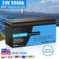 Stock UE 25.6V 300Ah 100Ah 200Ah Batterie LiFePO4 à semi-conducteurs 6000 cycles pour énergie solaire, voiturettes de golf, véhicules électriques et usage domestique