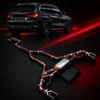 Système d'échappement Catback en titane à valves pour BMW M5 F10/F15 4.4TT 2012-2016 – Performance d'usine