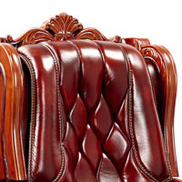 Chaise de direction en cuir de style chinois de haute qualité
