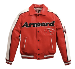 Blouson <span class=keywords><strong>aviateur</strong></span> en cuir de mouton français de qualité supérieure, sur mesure, style américain, broderie pour hommes, streetwear, veste en cuir - Product Image 5