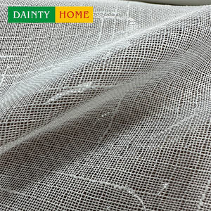 Rideaux en gaze d'ingénierie haut de gamme Translucides opaques modernes en polyester isolant ignifuge pour fenêtre plate - Product Image 3