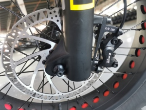 Vélo de montagne tendance de <span class=keywords><strong>20</strong></span> <span class=keywords><strong>pouces</strong></span>, vélo de ville, vélo électrique à pneus larges, batterie au lithium 48V 500W, cadre en alliage d'aluminium, 7 vitesses, capteur - Product Image 4