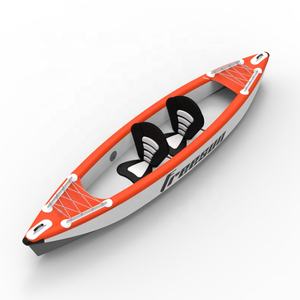 <span class=keywords><strong>Kayak</strong></span> Inflable de PVC de Último Diseño de 14 pies para 2 Personas, <span class=keywords><strong>Kayak</strong></span> de Pesca K410 con Asientos para Explorar - Product Image 1