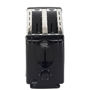 Tùy Chỉnh Xách Tay Bốn 2 4 Slice Thép Không Gỉ Bánh Mì Điện Nướng Bánh Mì Cho Nhà Với Dễ Thương Hồng Đen Vàng Tím - Product Image 3