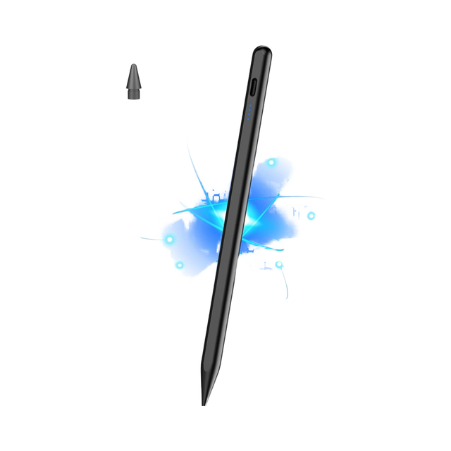 Black Stylus Pen for iPad 2018-2025 9th & 10th Generations Tilt Palm Rejection & Digital Pencil Compatible with Other Models"