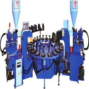 used double color outsole machine for TPR and pvc material normal motor 12 stations