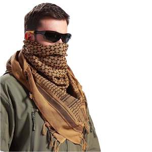 Écharpe arabe Shemagh en toile 100% coton, couleur personnalisée, respirante, douce pour la peau, coupe-vent, écharpe unie pour le cou et la tête - Product Image 1