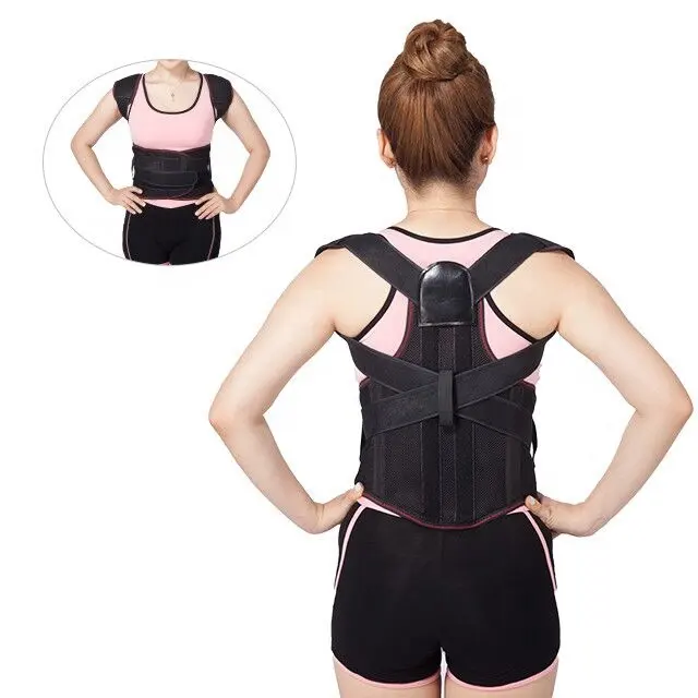 Amazon best selling fitness back support belt teenagers back straightening bad posture corrector sports back brace