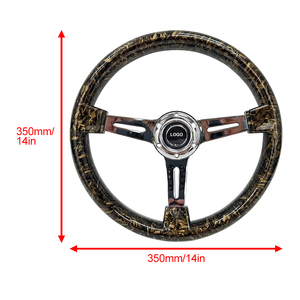 Volant de course sport de <span class=keywords><strong>rallye</strong></span> modifié de haute qualité pour le style de <span class=keywords><strong>voiture</strong></span> JDM, décoration de <span class=keywords><strong>voiture</strong></span>, accessoires automobiles - Product Image 2