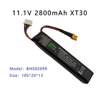 Batterie au Lithium Tamiya 11.1V, 2800mAh avec différents bouchons, pour jouets, pistolet à eau, vente en gros