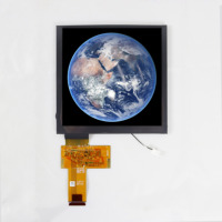KN070HD01-AP Modul LCD TFT IPS 7 inci 720x720 LVDS 40pin Baru, Kecerahan Tinggi 500 Cd/m2, Sudut Pandang 80 Derajat