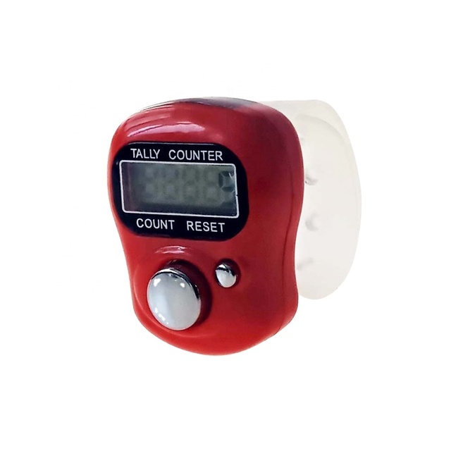 LCD Digital Muslim Finger Ring Tally Tasbeh Counter