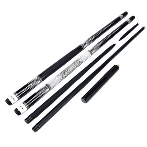 Taco de billar de alta calidad de madera de arce y carbono con punta de 10.5mm, 11.5mm, 12.5mm, de 2 piezas, para billar americano y snooker, color negro, para bola <span class=keywords><strong>8</strong></span> - Product Image 6