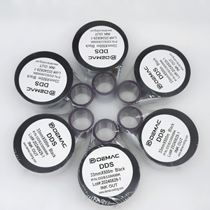 Tương Thích Gần Cạnh Máy In Chuyển Nhiệt Sáp/Nhựa Tto <span class=keywords><strong>Ribbon</strong></span> 25Mm 33Mm 55Mm Mực Bên Trong/Bên Ngoài Hết Hạn Ngày In Ấn <span class=keywords><strong>Ribbon</strong></span> - Product Image 1