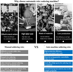 <span class=keywords><strong>New</strong></span> ROTARY lịch thi đấu lạnh tấm Led đa góc máy hàn tự động PCB tước dây hàn robot PLC 1 năm - Product Image 6